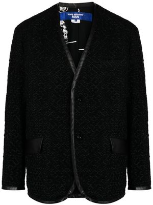 Junya Watanabe MAN veste boutonnée à col v - Noir