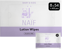 Naif Baby & Kids Lotion Billendoekjes Voordeelverpakking