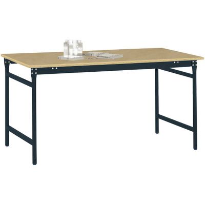 Manuflex BB3015.7016 Bijzettafel basis stationair met multiplex tafelblad in antraciet RAL 7016, bxdxh: 1000 x 600 x 780 mm Antraciet Manuflex BB3015.7016 Bijzettafel basis stationair met multiplex tafelblad in antraciet RAL 7016, bxdxh: 1000 x 600 x 780 mm Antraciet