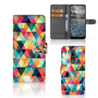 Nokia 2.4 | Telefoon Hoesje | Geruit