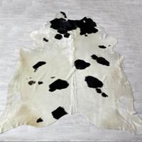 Koeienhuid zwart bruin creme 250x250cm