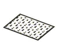 Placemat kerst Kerst elegante boom patroon