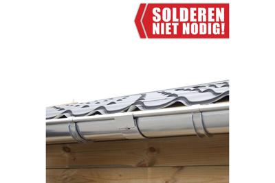 Verzinkte verlengset 110 mm zadeldak 170 cm Verzinkte verlengset 110 mm zadeldak 170 cm