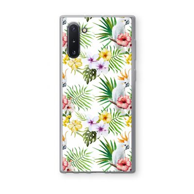Gele kuif: Samsung Galaxy Note 10 Transparant Hoesje