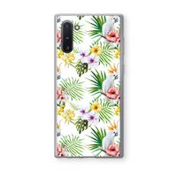 Gele kuif: Samsung Galaxy Note 10 Transparant Hoesje