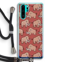 Mammoet: Huawei P30 Pro Transparant Hoesje met koord