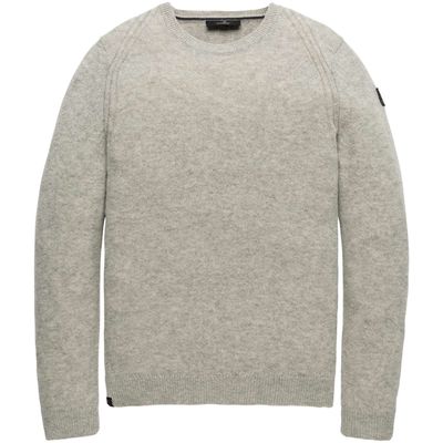 R-neck wool bone white melee R-neck wool bone white melee