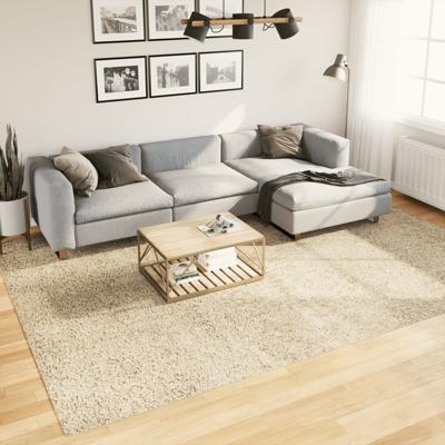 VidaXL Vloerkleed pamplona shaggy hoogpolig modern 240x340 cm goud