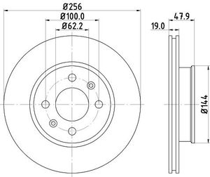 Remschijf 8DD355112471