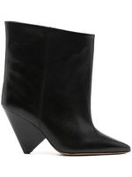 ISABEL MARANT bottines Miyako 90 mm en cuir - Noir - thumbnail