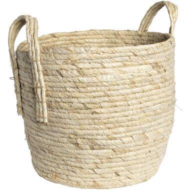 Mand Rody - naturel - 34xØ28 cm - Leen Bakker