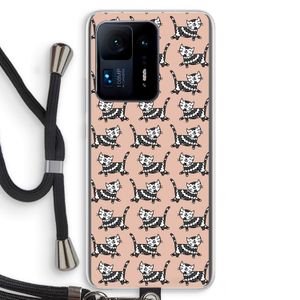 Zwarte poes: Xiaomi Mi Mix 4 Transparant Hoesje met koord