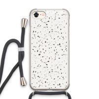 Terrazzo N°14: iPhone 8 Transparant Hoesje met koord
