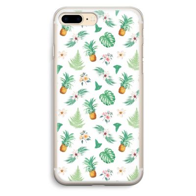 Ananas bladeren: iPhone 7 Plus Transparant Hoesje