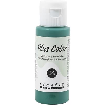 Plus Color acrylverf, donkergroen, 60 ml/ 1 fles