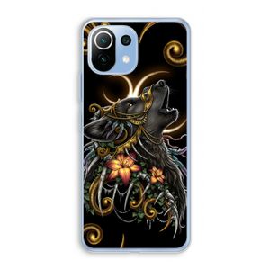 Huilende Wolf: Xiaomi Mi 11 Lite Transparant Hoesje