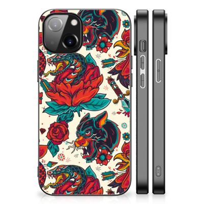 Silicone Back Case voor Apple iPhone 13/14 Old Skool