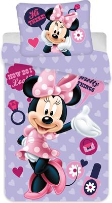 Disney Minnie Mouse Dekbedovertrek Hi There - Eenpersoons - 140 x 200 cm - Polyester Disney Minnie Mouse Dekbedovertrek Hi There - Eenpersoons - 140 x 200 cm - Polyester
