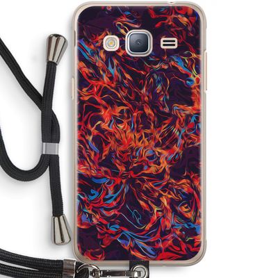 Lucifer: Samsung Galaxy J3 (2016) Transparant Hoesje met koord