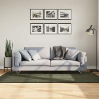 VidaXL Vloerkleed huarte laagpolig zacht wasbaar 100x200 cm bosgroen VidaXL Vloerkleed huarte laagpolig zacht wasbaar 100x200 cm bosgroen