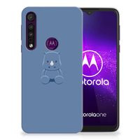 Motorola One Macro Telefoonhoesje met Naam Baby Rhino