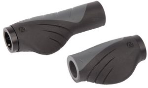 Ergotec grip aero 2 set handvatten 132/92mm zwart/grijs