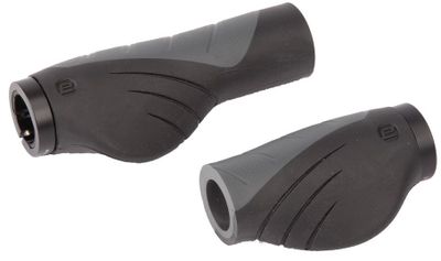 Ergotec grip aero 2 set handvatten 132/92mm zwart/grijs