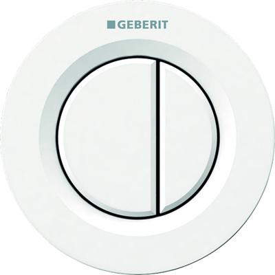 Geberit Type 01 bedieningspaneel glans wit voor Geberit Delta 12 cm, Geberit Sigma 12 cm, Geberit Omega 12 cm, Geberit Kappa 15 cm, Geberit AP123, Geberit AP140