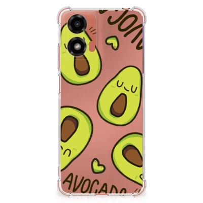 Motorola Moto G24 | G24 Power | G04 Stevig | Bumper Hoesje | Avocado Singing