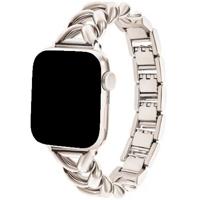 Apple Watch Hart Stalen Schakel Band - Lisa Sterrenlicht - 38, 40, 41 & 42mm Apple Watch Hart Stalen Schakel Band - Lisa Sterrenlicht - 38, 40, 41 & 42mm