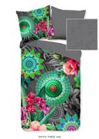 HIP Dekbedovertrek "mandala&apos;s en bloemen" - Multi - (155x220 cm) - Katoen Satijn