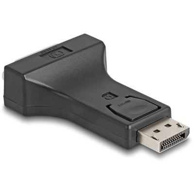 Delock 66615 DisplayPort / DVI Adapter [1x DisplayPort stekker - 1x DVI-bus 24+5-polig] Zwart