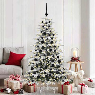 Kerstbal Set met 300 LED 120 pcs Zwart Kunststof