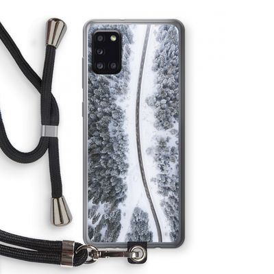Snøfall: Samsung Galaxy A31 Transparant Hoesje met koord