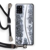 Snøfall: Samsung Galaxy A31 Transparant Hoesje met koord