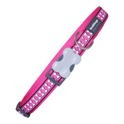 Hondenhalsband Red Dingo Bot Reflecterend Fuchsia (1,2 x 20-32 cm)