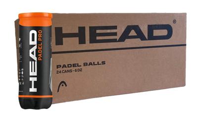 Head 3B Padel Pro Doos 24 x 3 Ballen Yellow O/S