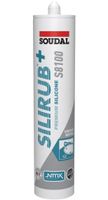 Soudal Silirub+ S8100 Neutraal | Sanitairkit | Tranparant/Grijs | 300 ml - 135729