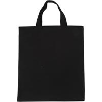 Creativ Company Draagtas , afm 38x42 cm, 135 gr, zwart, 1 stuk