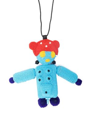Walter Van Beirendonck collier Muscle Alien Jewel - Bleu