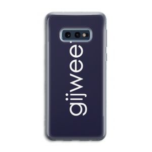 Gijweet: Samsung Galaxy S10e Transparant Hoesje