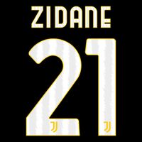 Zidane 21 (Officiële Juventus Bedrukking 2023-2024)