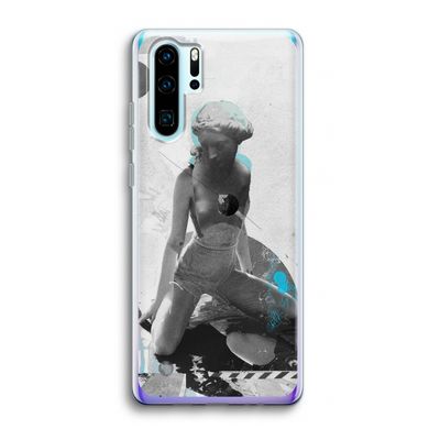 I will not feel a thing: Huawei P30 Pro Transparant Hoesje