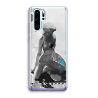 I will not feel a thing: Huawei P30 Pro Transparant Hoesje
