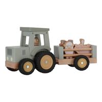 Little Dutch Tiamo little farm tractor met trailer