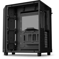 Mid-Tower behuizing - NZXT - H6 Flow RGB - Dubbele kamer - Inclusief RGB-fans - Zwart - thumbnail