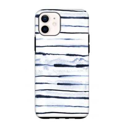 Ink Stripes: iPhone 12 mini Tough Case