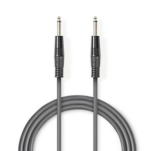 Nedis Mono-Audiokabel | 6,35 mm Male naar 6,35 mm Male | 1.5 m | 1 stuks - COTH23000GY15 COTH23000GY15