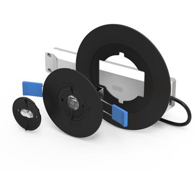 LED Noodverlichting - Pragmi Ponto Plus - Inbouw - 2.4 Watt - 330 Lumen - Zelfdiagnose 1 uur - Zwart - Kunststof