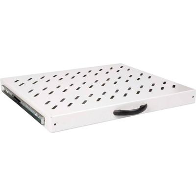 ROLINE 19-inch plank 1 U , Uitschuifbaar 350mm diep 25 kg grijs
